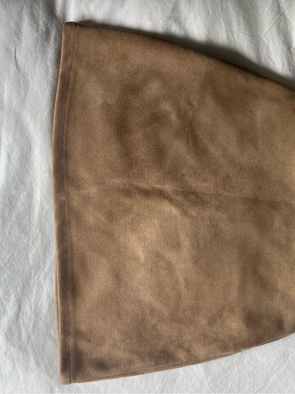 Primark Brown Suede-Look Pencil Skirt